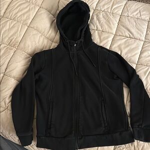 Figs Black Hooded Sweatshirt